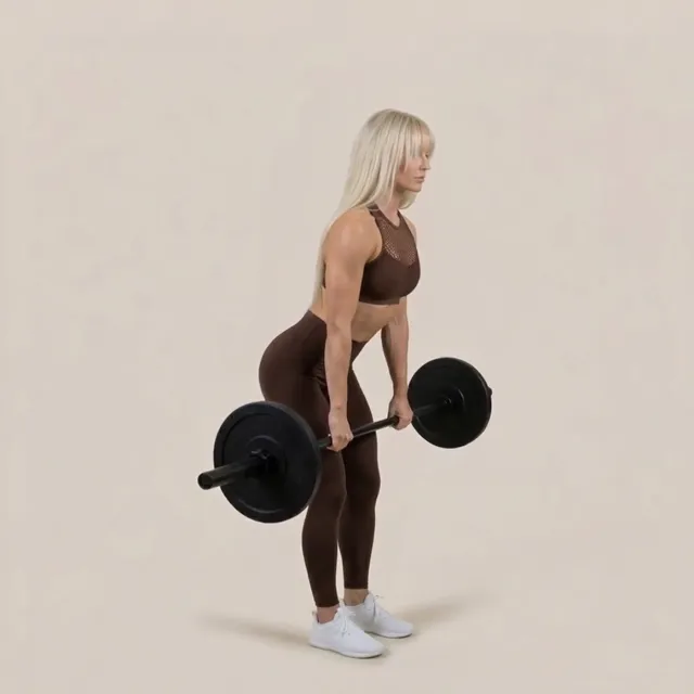 barbell deadlift — starting position