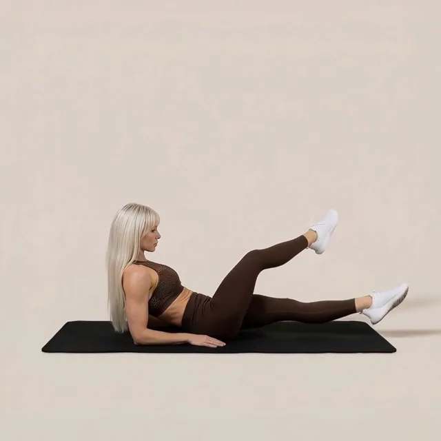 Flutter Kick — starting position