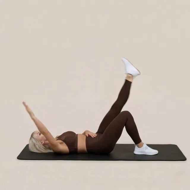 foot touch — starting position