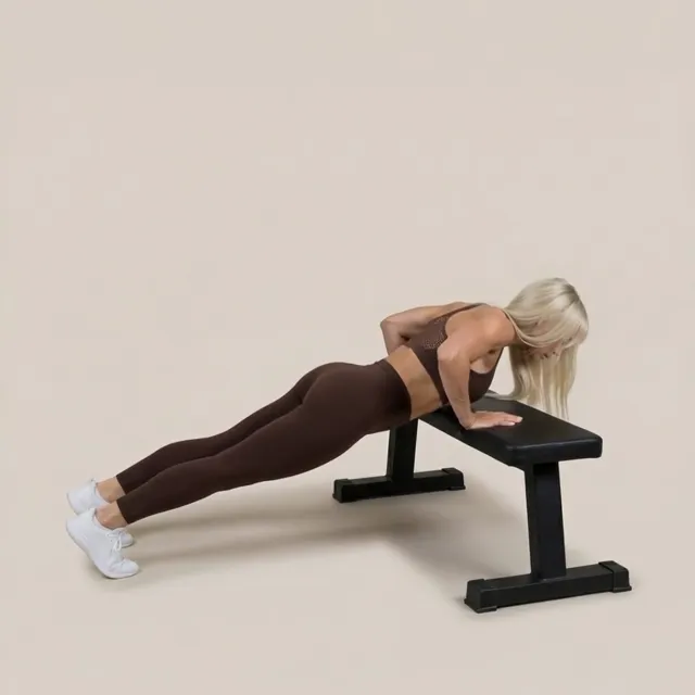 incline pushup — starting position