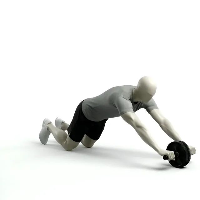Lonero ab roll egzersizi — starting position