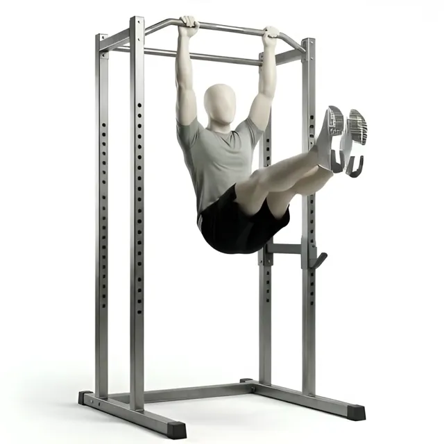 hanging leg raise — starting position