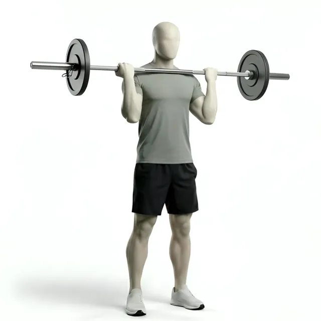 Barbell Curl (Standart) — starting position