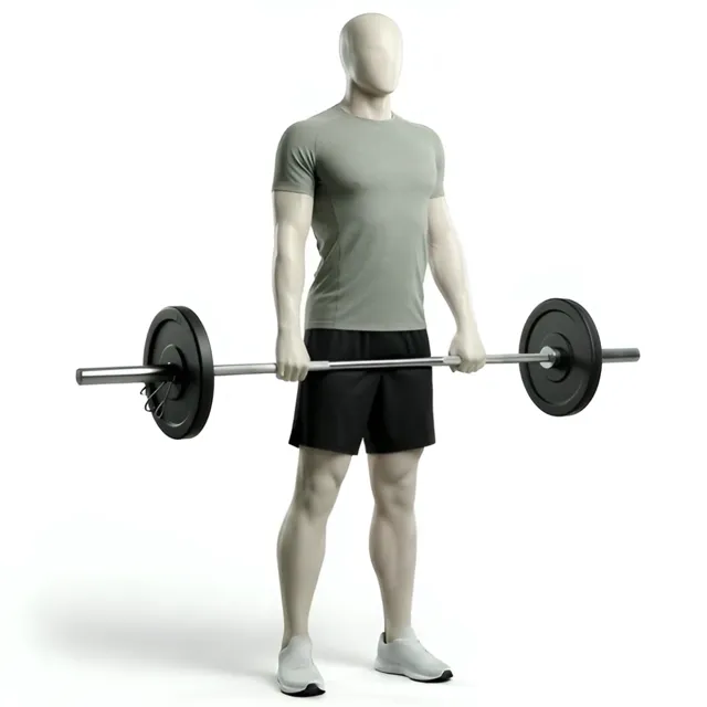 Barbell Hold — starting position
