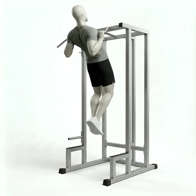 Lonero bacaklar bükülü chin up — starting position