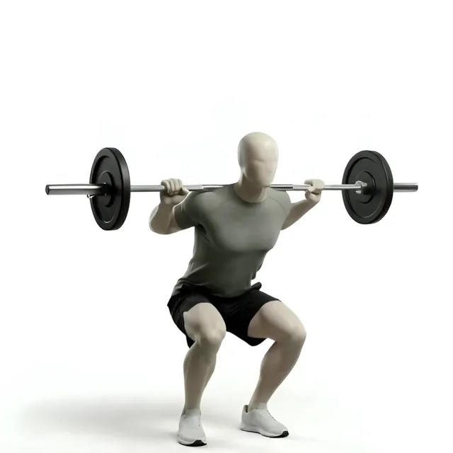 Barbell Back Squat — starting position