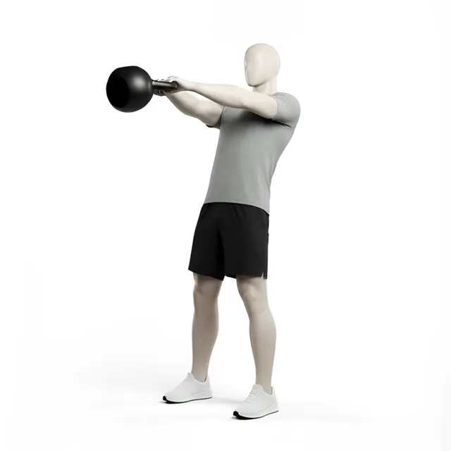 kettlebell swing — starting position