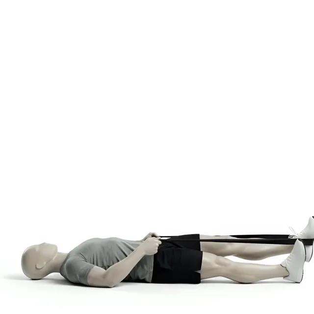 Kontrakt-Gevşet (PNF) Hamstring Esnetme — starting position