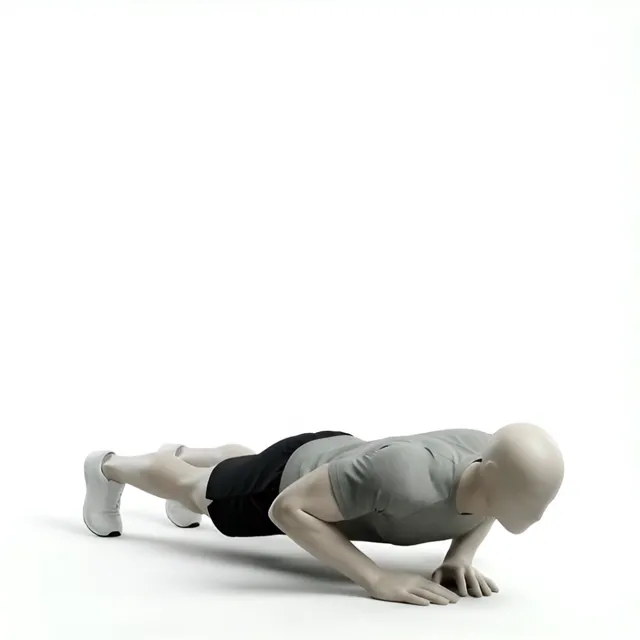 diamond push up — starting position