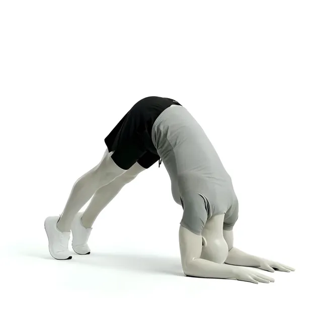 Dolphin plank hold — starting position