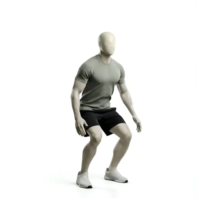 jump squats — starting position