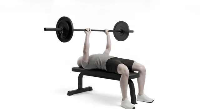 Barbell Close Grip Bench Press — starting position