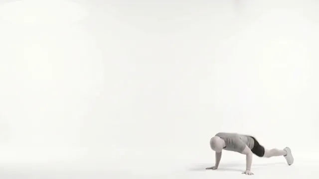 burpee to broad jump — starting position