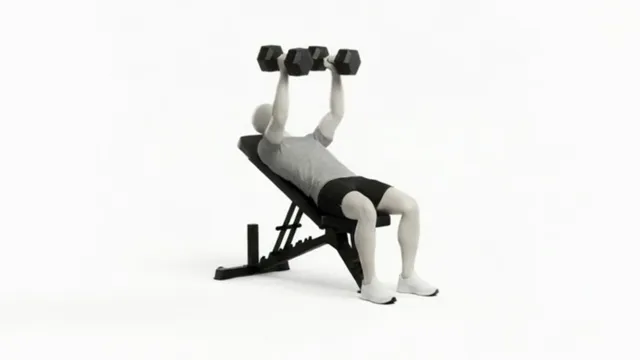 Dumbbell Incline Close Chest Press — starting position