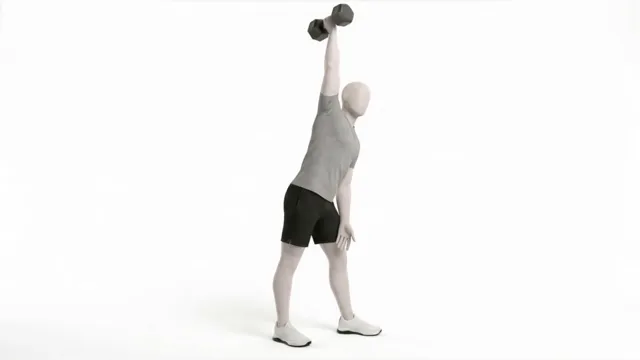 dumbbell windmill — starting position