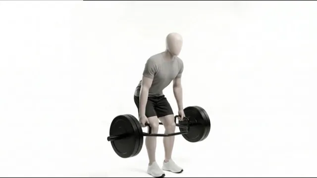 Hex Bar Deadlift to Shrug — starting position