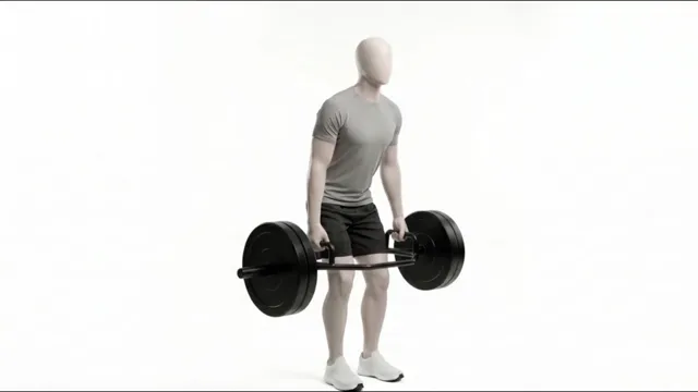 Hex bar deadlift — starting position