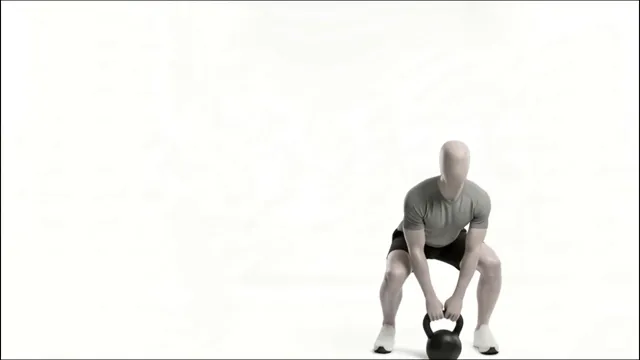 Kettlebell walking lateral squat — starting position