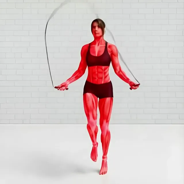 bicycle jump rope — starting position