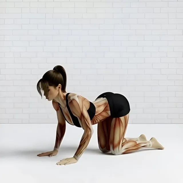 Cat Pose Upper Back — starting position