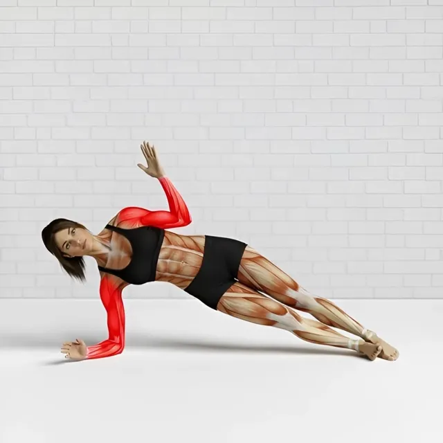 Dirsek Destekli Yan Plank (Elbow Hold Side Plank) — starting position