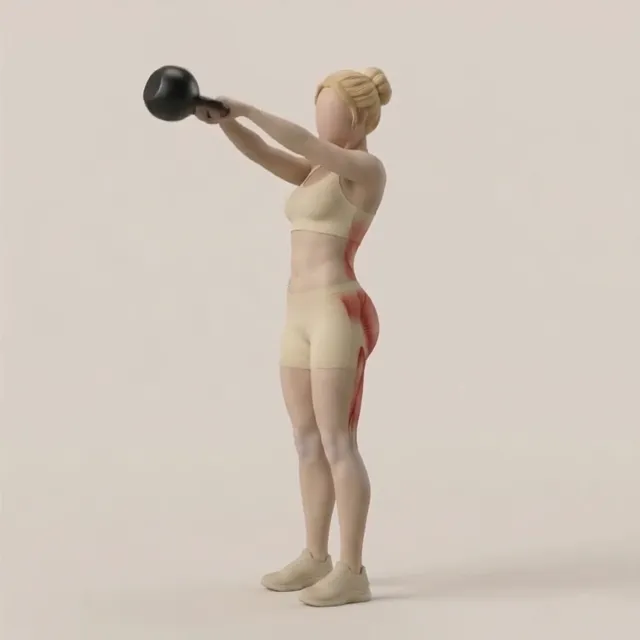 Kettlebell Swing — starting position