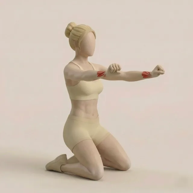 Bilek çevirme (wrist circle) — starting position