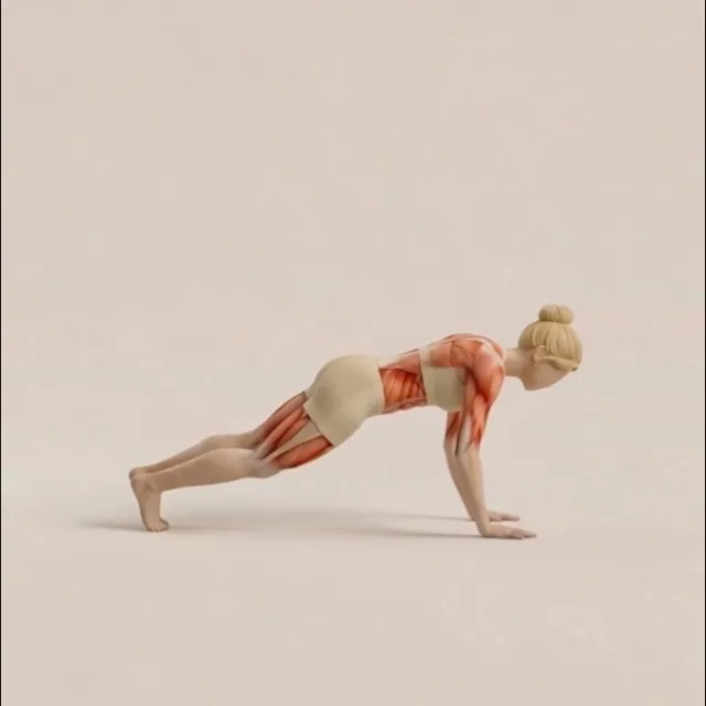 Plank Jacks — starting position