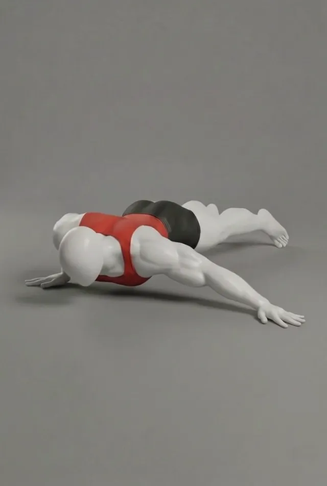 archer push up — starting position