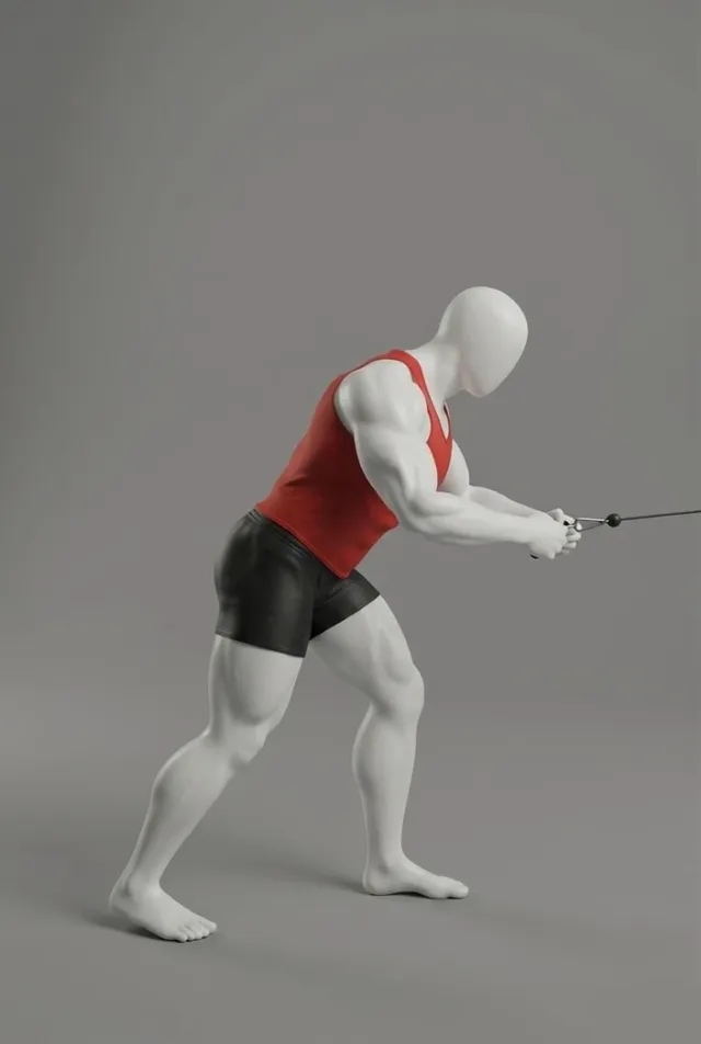 Cable Pull — starting position