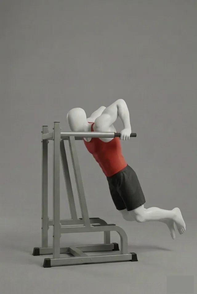 Dips — starting position