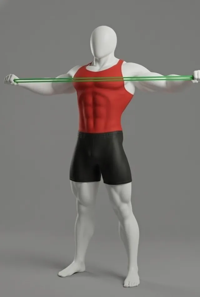 banded pull-apart — starting position
