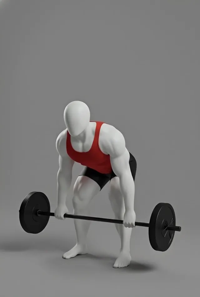 conventional deadlift — starting position
