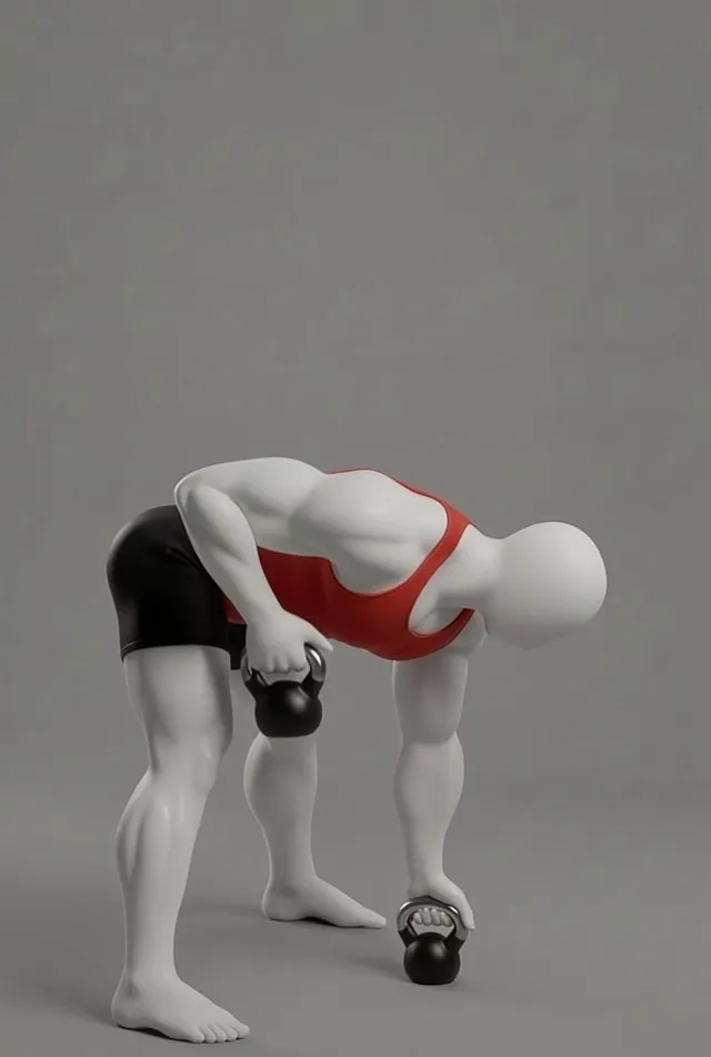 gorilla row — starting position