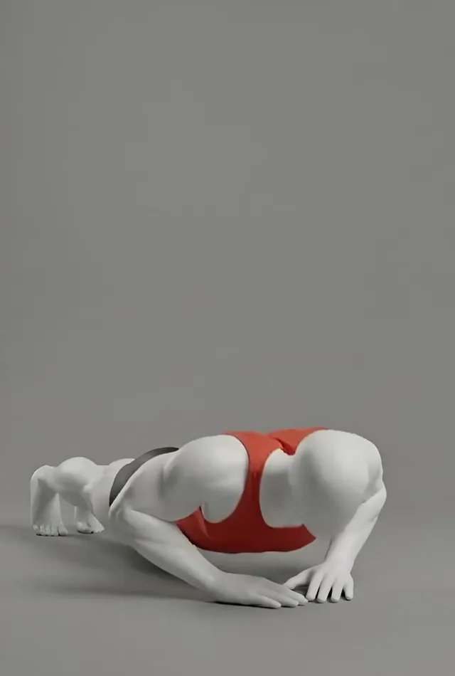 close grip (diamond) push-up — starting position
