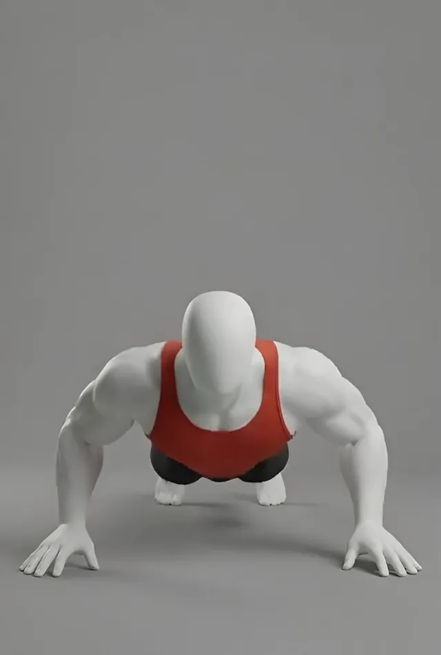 fingers push-up — starting position