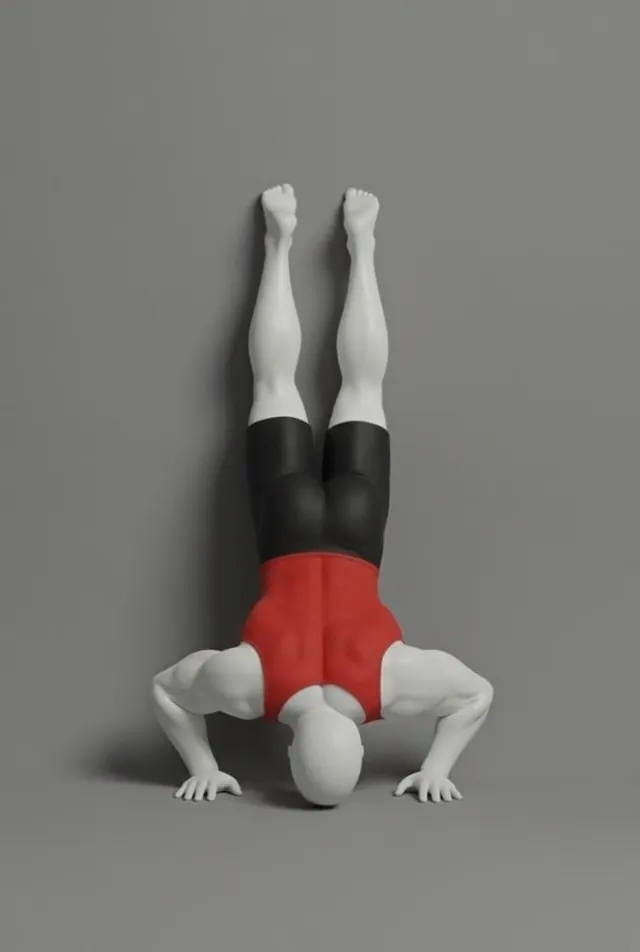 handstand push-up — starting position