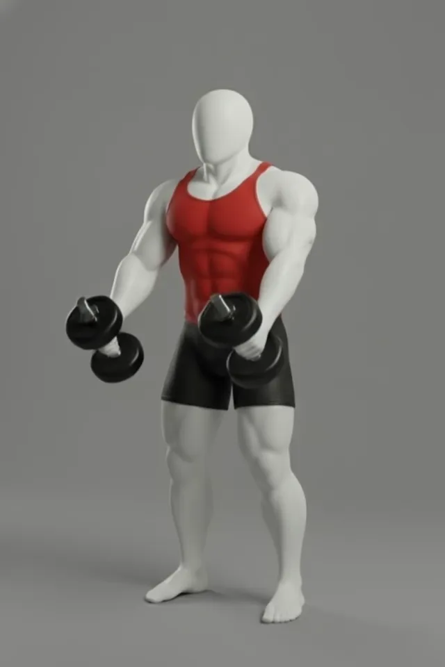 Hammer Raise Front — starting position
