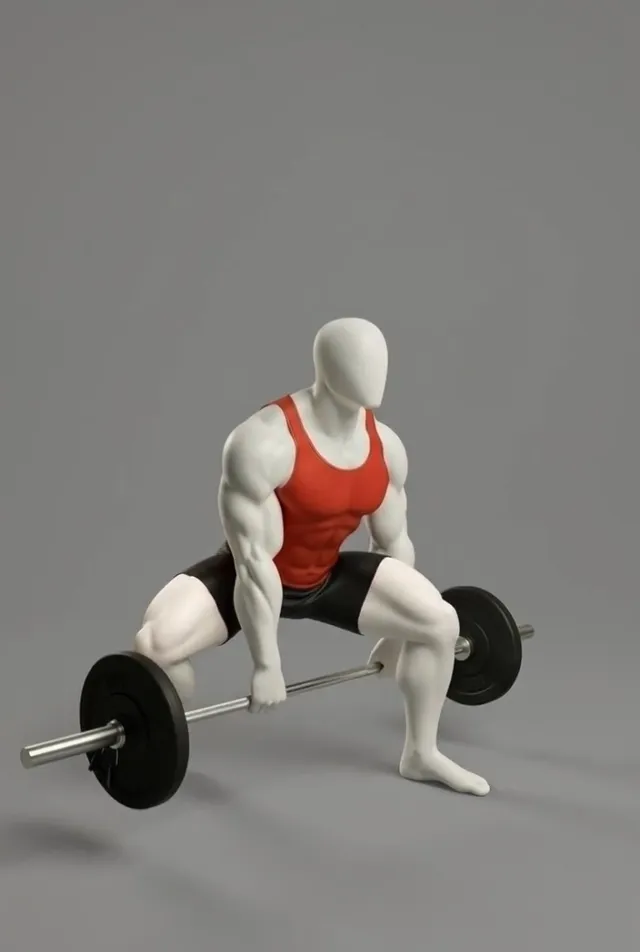 Jefferson Squat — starting position