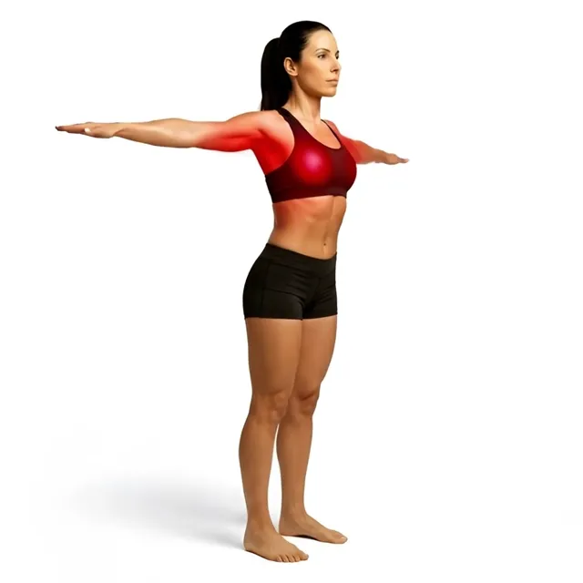 Arm Circle Stretch 1 — starting position