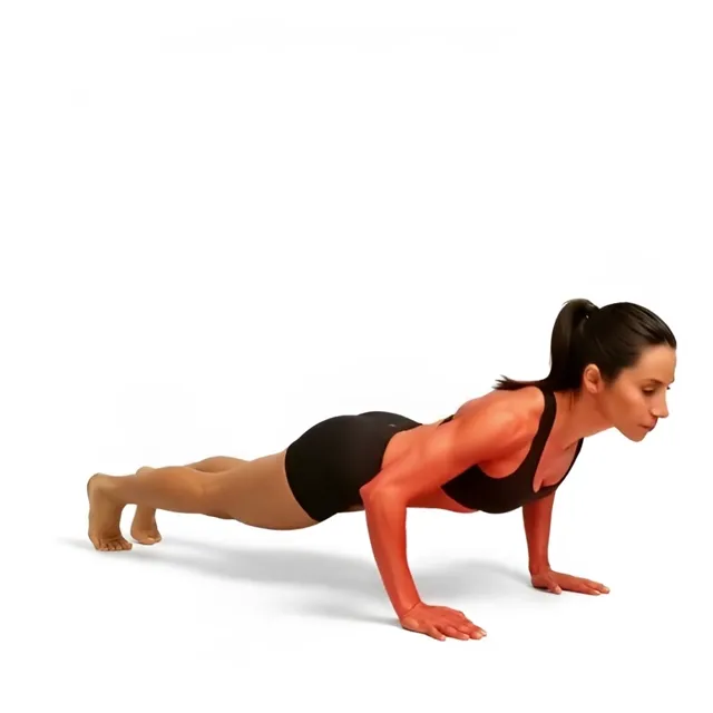 Lonero Clap Push Up Version II — starting position