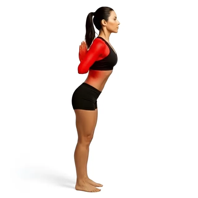 Reverse Prayer — starting position