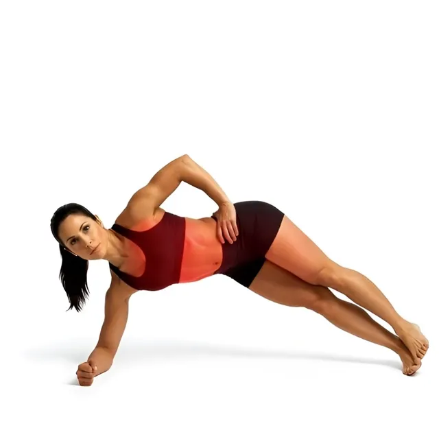 Lonero Diz Üstü Yan Plank — starting position