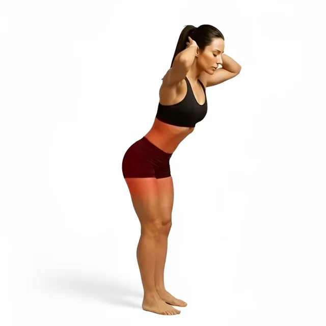 Prisoner Standing Upper Body Bent — starting position