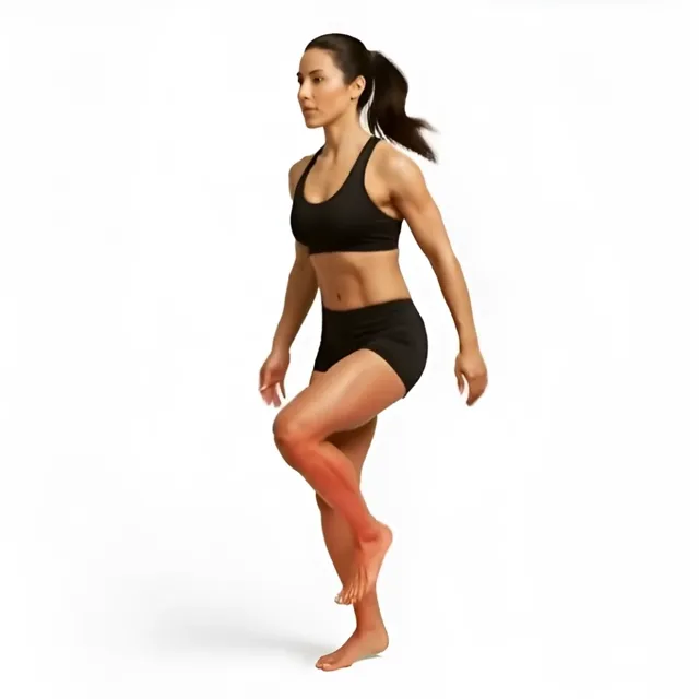 fast feet run — starting position