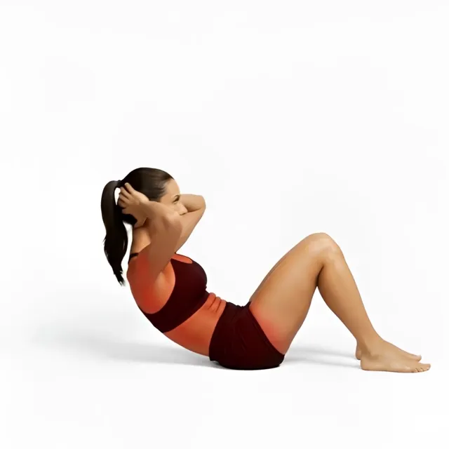Yavaş Yükselişli Crunch — starting position
