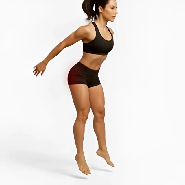 jump squat advanced — starting position