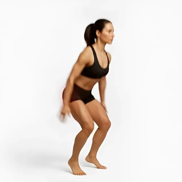 Lonero jump squat versiyon II — starting position