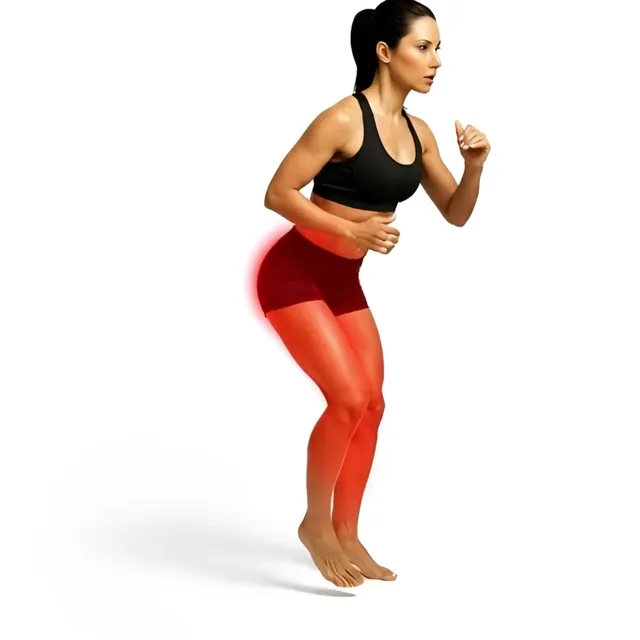 lateral shuffle — starting position