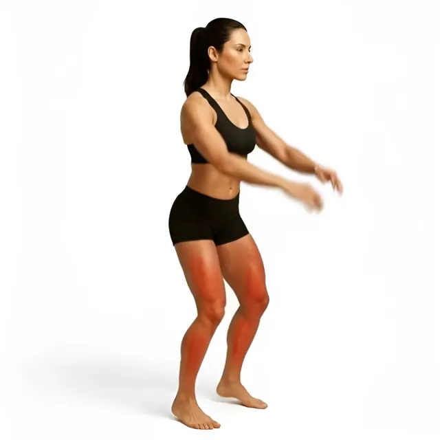 bacak açma esnetme — starting position